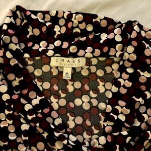 Chaus New York XL Tunic Top with handkerchief hem